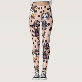 Roze Cute Halloween Leggings