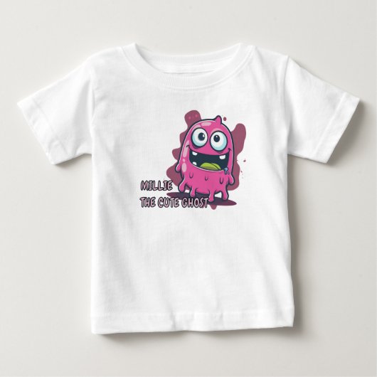Roze Cute Kawaii Geest (Voorkant)