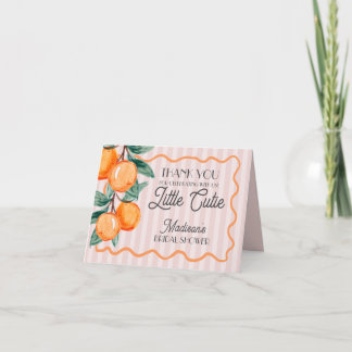 Roze Cutie Main Squeeze Citrus Bedankkaartjes Bedankkaart