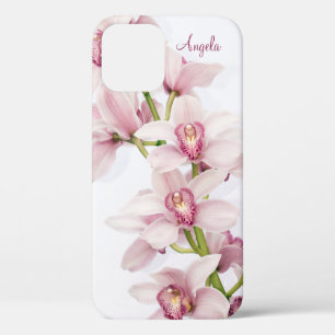 Roze Cymbidium Orchidee Bloemen iPhone 12 Hoesje