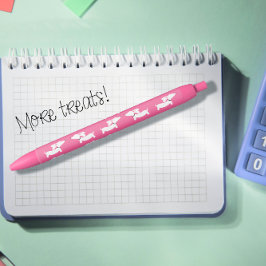 Roze Dachshund Ink Pen voor Doxie Lovers