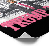 Roze Daddys Huis Trump 2024 Poster (Hoek)