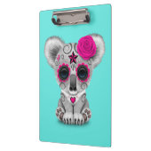 Roze dag van de dode Baby Koala Klembord (Links)