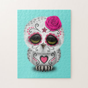 Roze dag van de dode Baby Legpuzzel