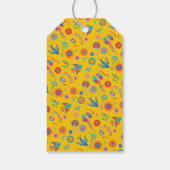 Roze | Dag van de Dode Eenhoorn Verjaardagsfeest Cadeaulabel (Achterkant)