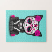 Roze dag van de dode Kitten Legpuzzel (Horizontaal)