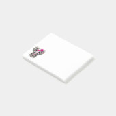 Roze dag van de dode olifant post-it® notes (Schuin)