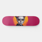 Roze dag van de dode vrouw skateboard (Horizontaal)