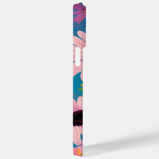  roze dagbladschildermonogrammen Case-Mate iPhone case (Achterkant / Rechts)