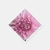  Roze Dahlia Bloemen Papier servetten (Hoek)