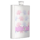 Roze Dahlia, Blue Dahlia, Flowers, Monogram Flacon (Rechts)