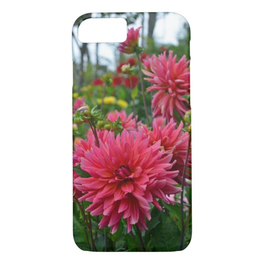 Roze dahlia flower tuin iphonecase Case-Mate iPhone case (Achterkant)