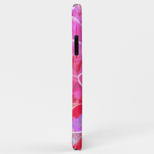 Roze Dahlia-telefoondraagtas van fijne hoogte Case-Mate iPhone Case (Achterkant/rechts)