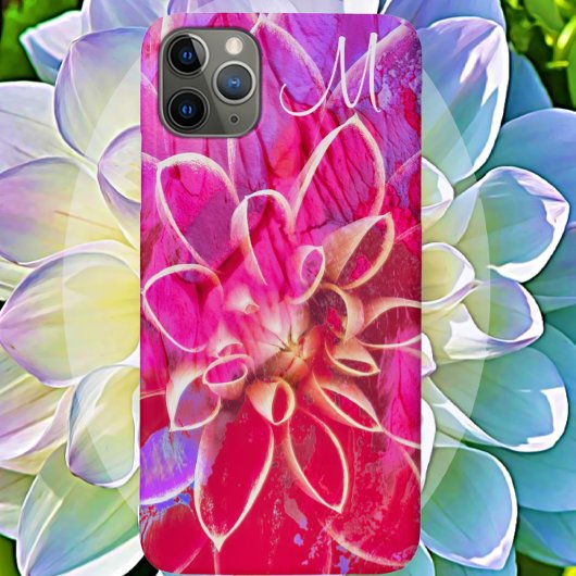 Roze Dahlia-telefoondraagtas van fijne hoogte Case-Mate iPhone Case