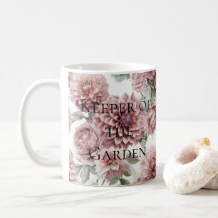Roze Dahlia Watercolor Cottagecore Cadeau Koffiemok