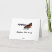 Roze Dahlias (Otto's Thrill) Kaart (Achterkant)