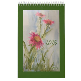 Roze Daises 2025 Bloemenkalender Kalender