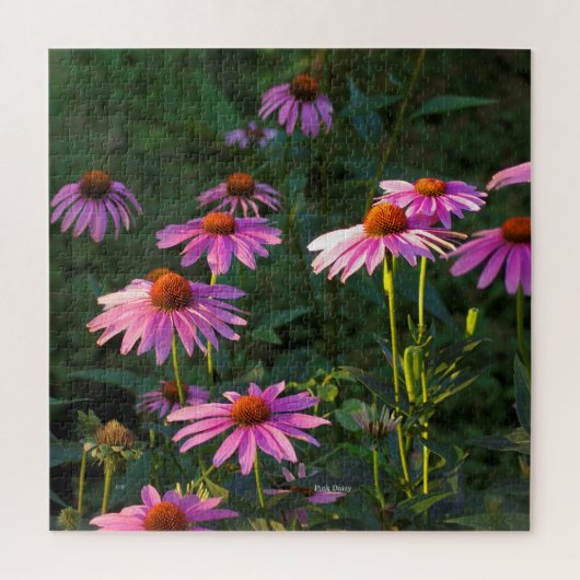Roze Daises Legpuzzel (Verticaal)