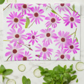 Roze Daisies Theedoek (Gevouwen)