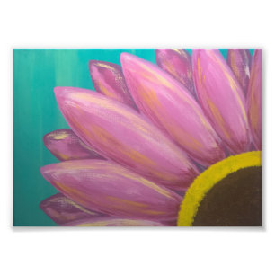 Roze Daisy 5x7 afdrukken Foto Afdruk