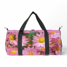 Roze Daisy bloemen gepersonaliseerd