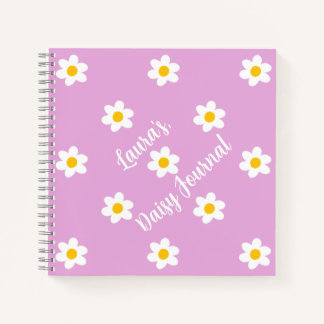 Roze Daisy-Chain Dagboek Notitieboek