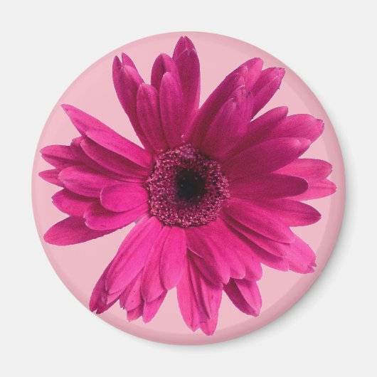 Roze Daisy emoji Magneet (Voorkant)
