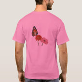 Roze Daisy, Monarch shirt (Achterkant)