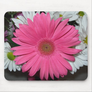 Roze Daisy mousepad Muismat