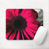 Roze Daisy Mousepad Muismat (Met muis)