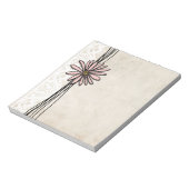  roze Daisy Notitieblok (Gedraaid)