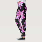 Roze Daisy-patroon Leggings (Links)