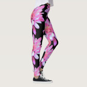 Roze Daisy-patroon Leggings (Rechts)
