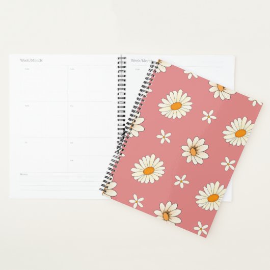 Roze Daisy Pattern Planner (Display)