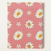 Roze Daisy Pattern Planner (Achterkant)