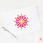 Roze Daisy Sticker (Envelop)