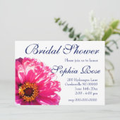 Roze Daisy - vrijgezellenfeest Kaart (Staand voorkant)