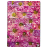 Roze Daisy Weave Klembord (Achterkant)