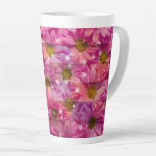Roze Daisy Weave Latte Mok