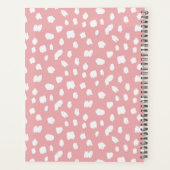 Roze Dalmatian Spots Planner (Achterkant)
