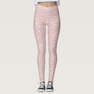 Roze Dalmatische Spots, Dalmatische Stippen, gecit Leggings