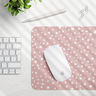 Roze Dalmatische Spots, Dalmatische Stippen, gecit Muismat