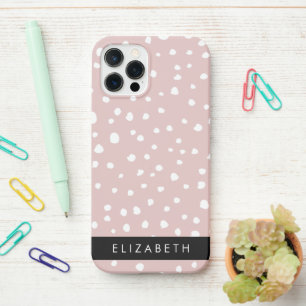 Roze Dalmatische Vlekken, Dalmatische Stippen, Jou iPhone 12 Pro Hoesje