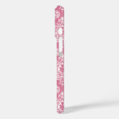 Roze Damask Case-Mate iPhone Case (Achterkant / Links)