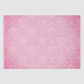 Roze Damask Christmas Tissuepapier (Voorkant)