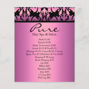 Roze Damask Flyer