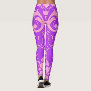 Roze Damask Leggings