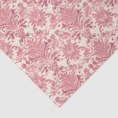  roze Damask sierpatroon Tissuepapier (Detail)