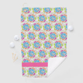  roze dames op maat golfhanddoek (Insitu)