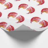 Roze Dames, Tweelingen Waterverf Cadeaupapier (Hoek)